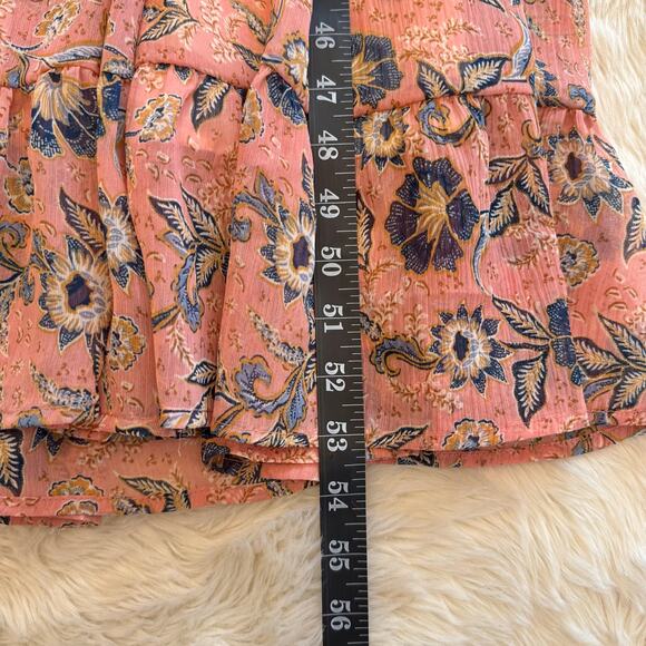 Patrons of Peace Floral Long Sleeve Smocked Maxi Dress XS - Picture 9 of 12